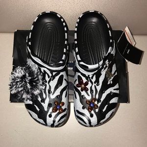 COPY - Crocs x Christopher Kane Black/White zebra…
